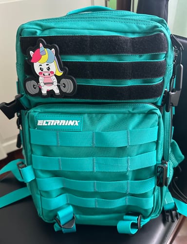 Customer photo review of Mochila Táctica 25L All In Turquesa