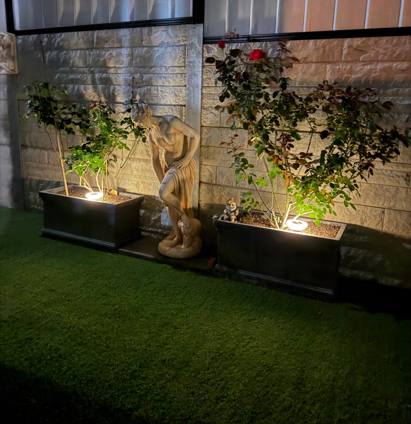 Customer photo review of SolaGarden™ Round Recessed Lights