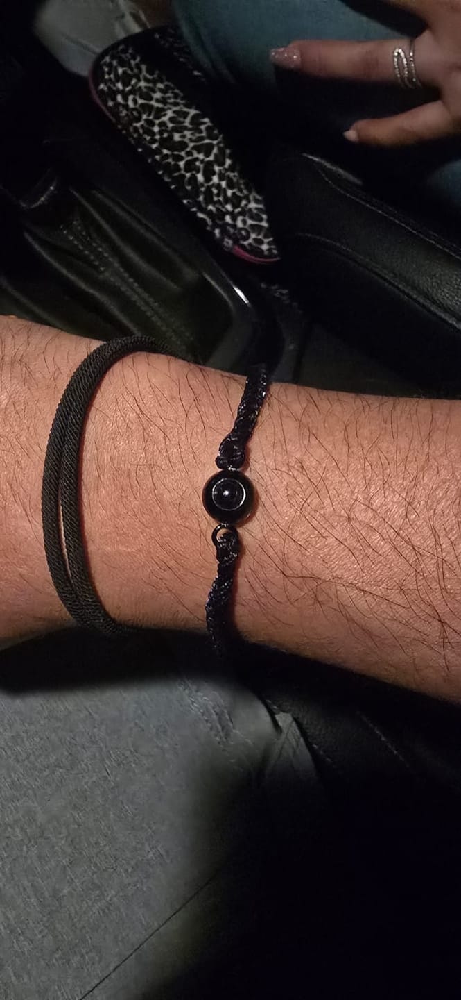 Customer photo review of Pulsera personalizada con foto