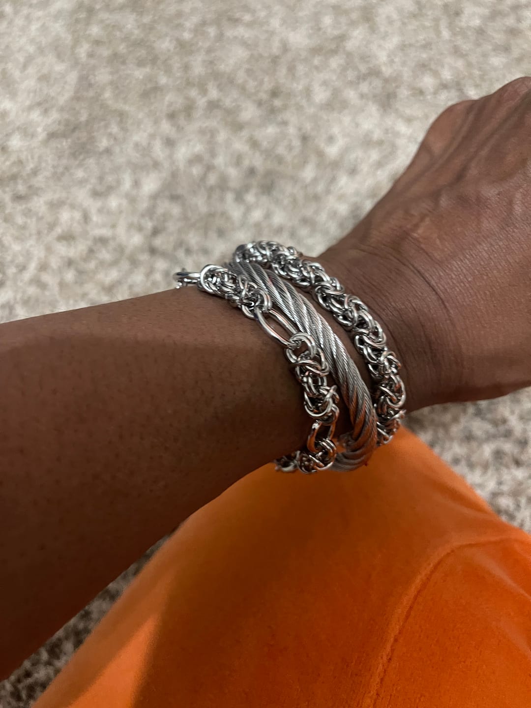 Customer photo review of Grace-Ann Bracelet Stack