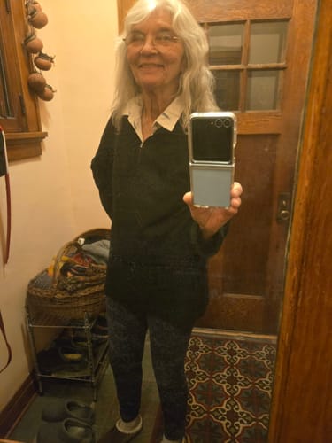 Customer photo review of Brooke 1/4 Zip - Black