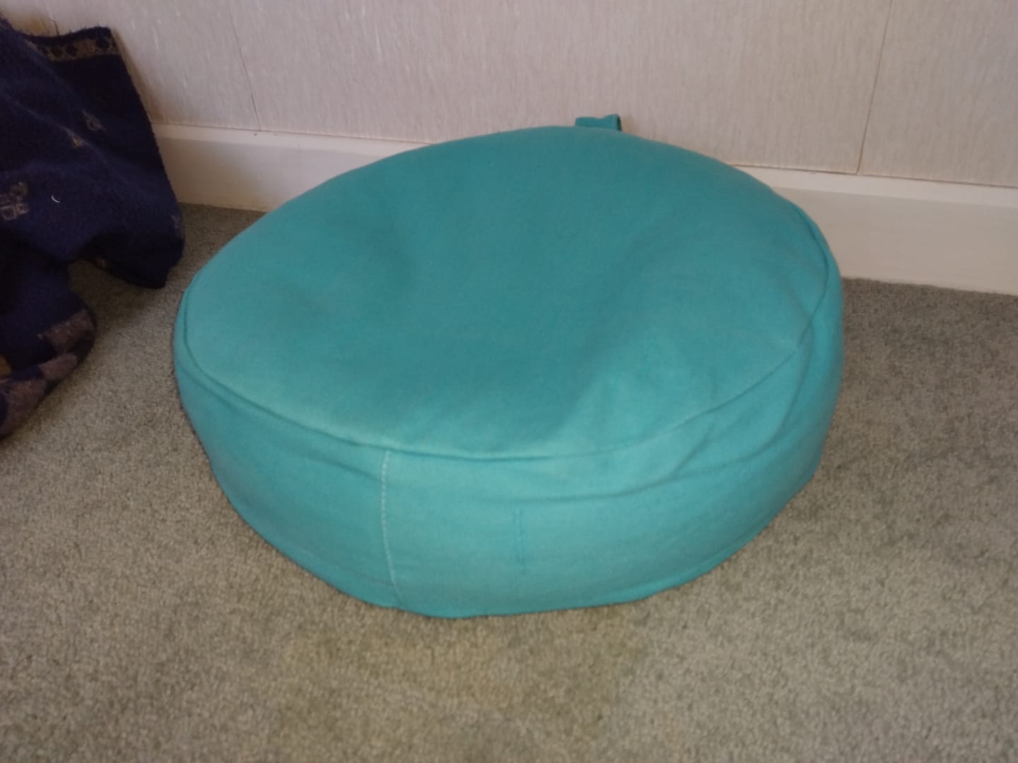 Customer photo review of Cotton Meditation Cushion