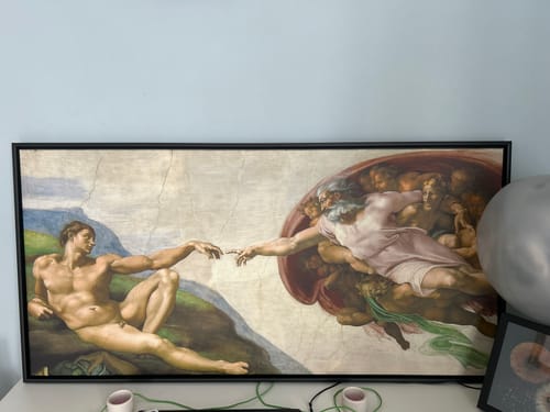 Customer photo review of The Creation of Adam | Michelangelo Buonarroti | 1508-1512