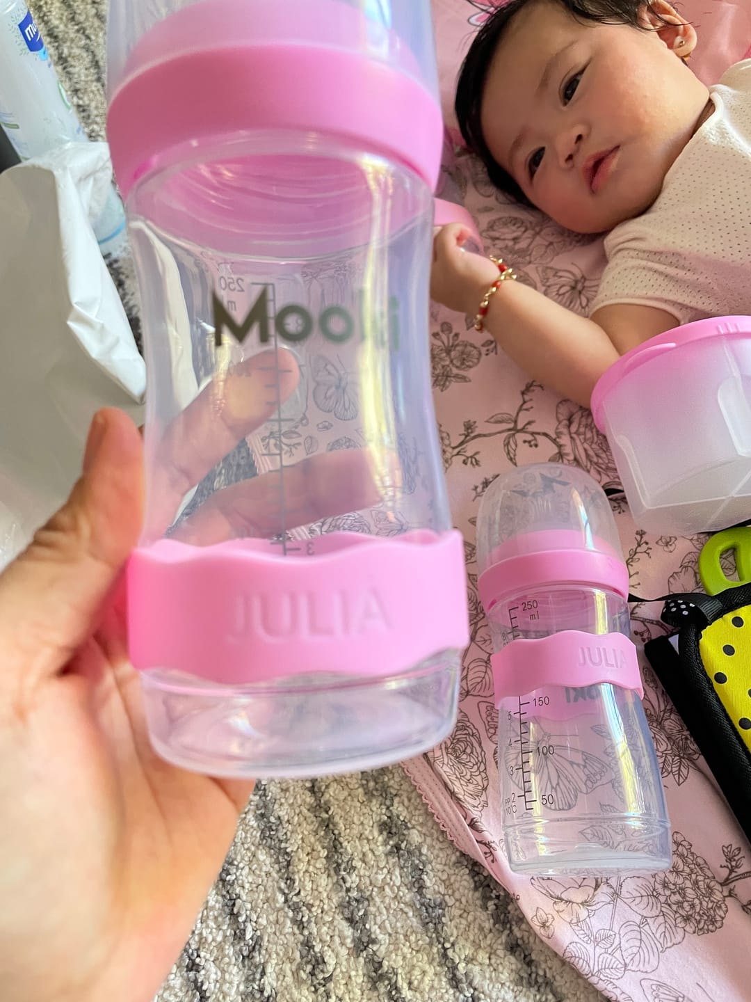 Customer photo review of The One Baby Bottle 250ML (Twin Pack)
