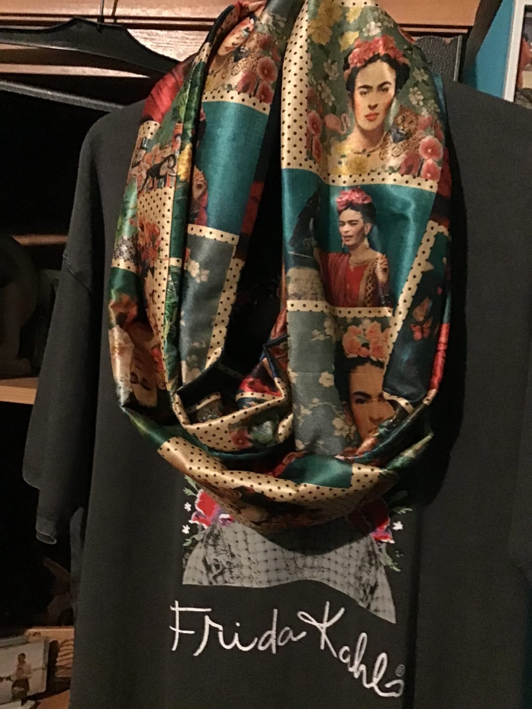 Customer photo review of Colourful Muse Faux Silk Fabric