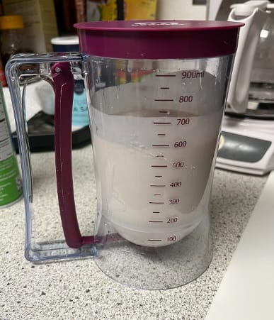 Customer photo review of Hand-Held Batter Dispenser