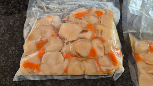 Customer photo review of Tasmanian Scallops Pack