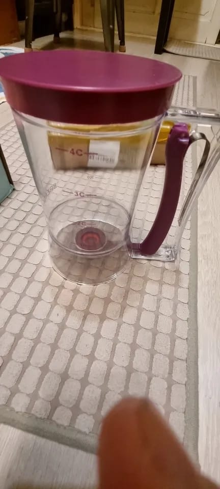 Customer photo review of Hand-Held Batter Dispenser
