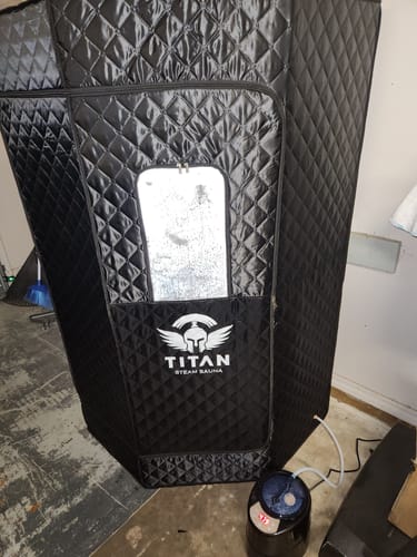 Customer photo review of Steam Sauna Pro