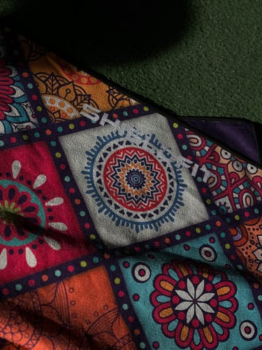 Customer photo review of Antibacterial Gym Towel: Bohemian