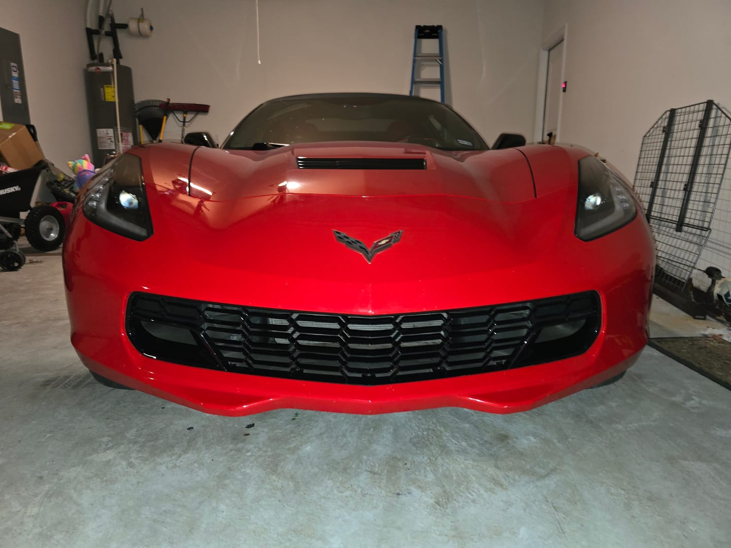 Customer photo review of Corvette C7 Front Bumper Grill