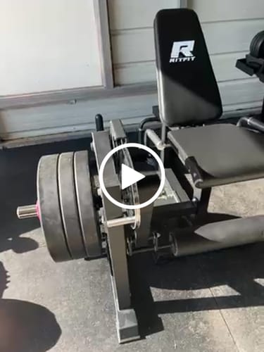 Customer video review of RitFit PLC01 Leg Extension Curl Machine