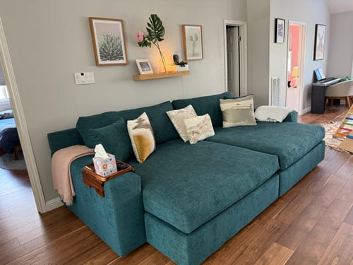 Customer photo review of Lago Vista 120" Double Chaise