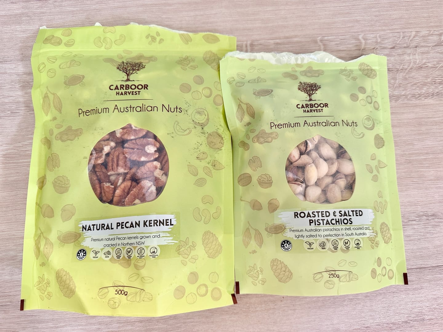 Customer photo review of Roast Flavoured Pistachios