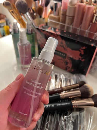 Customer photo review of Makeup Brush Cleanser