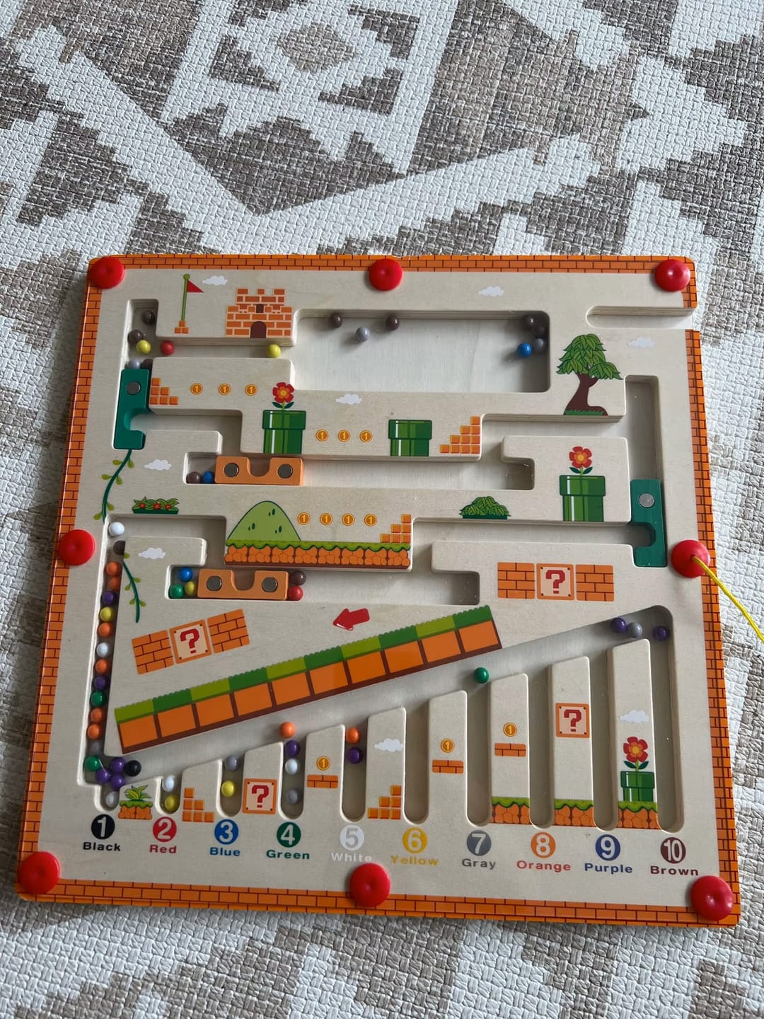 Customer photo review of Marvin's Magnetic Maze