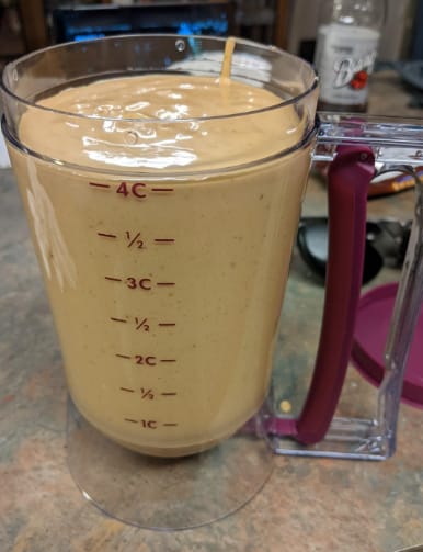 Customer photo review of Hand-Held Batter Dispenser