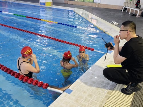 Customer photo review of Stream Music Combo - Wireless Transmitter + Waterproof Premium Bone Conduction Headphones Bluetooth &  Receiver(Silicon Version)