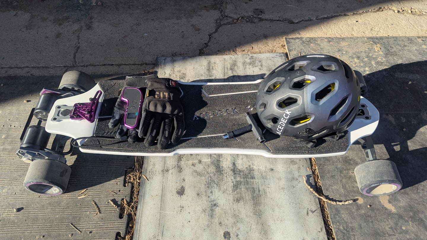 Customer photo review of Acedeck® Ares X3 GEAR Electric Skateboard