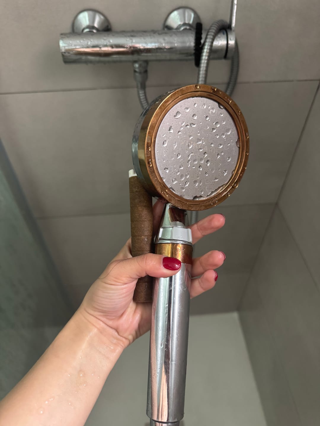 Customer photo review of Filtro de ducha de Vitacare Solutions
