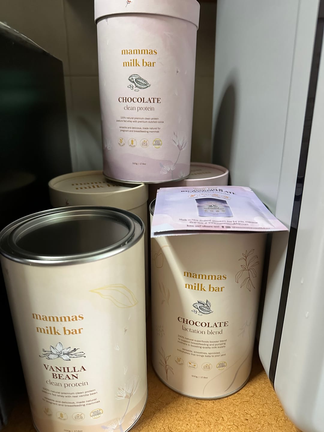 Customer photo review of Chocolate Premium Whey Protein