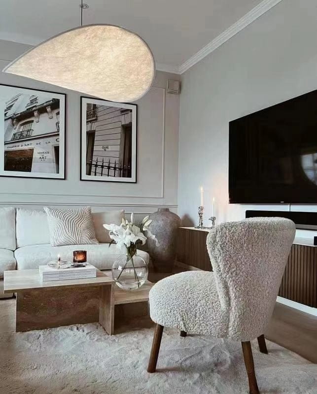 Customer photo review of Floating Cloud Tyvek Pendant Light