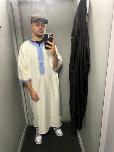 Customer photo review of Gabardine Moroccan Thobe - 13 Black