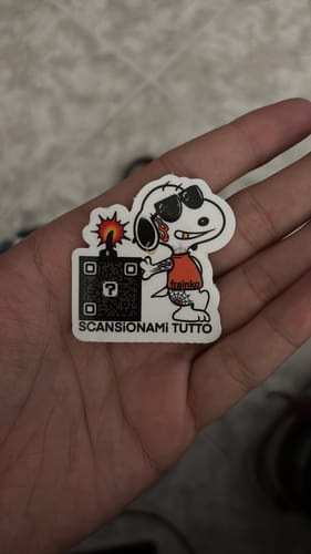 Customer photo review of Sticker Vinile Classico