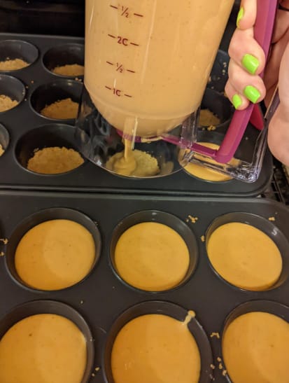 Customer photo review of Hand-Held Batter Dispenser