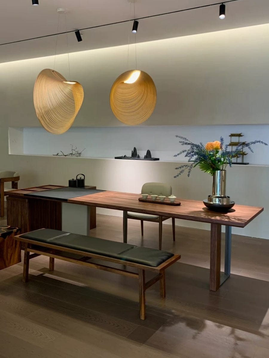 Customer photo review of Home Decor Wood Art LED Chandelier, Dimmable