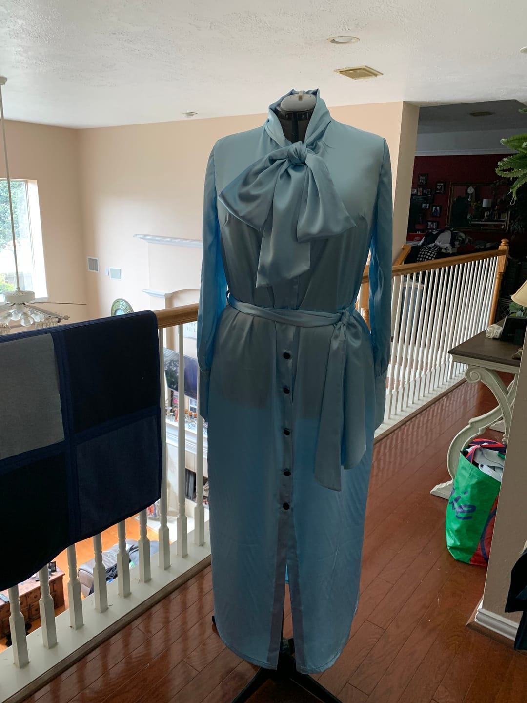 Customer photo review of Silky Stretch Satin