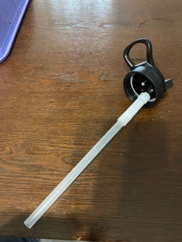 Customer photo review of Oversized Bottle Straw Cap ONLY