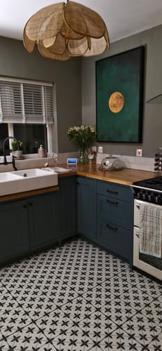 Customer photo review of Emerald Moon Print