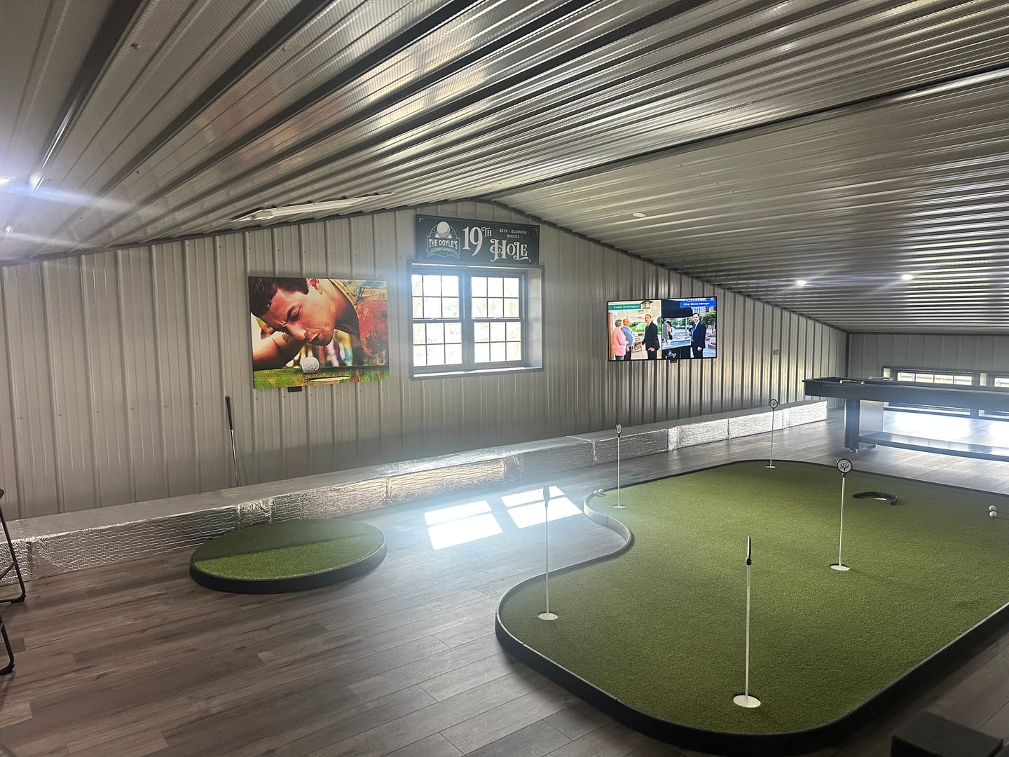 Customer photo review of Happy Gilmore Wall Art