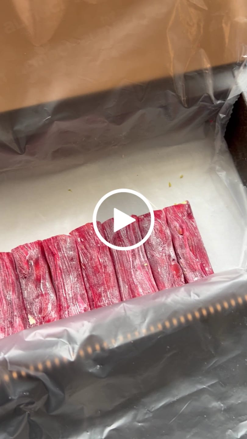 Customer video review of Granatapfel-Lokum mit Pistazien
