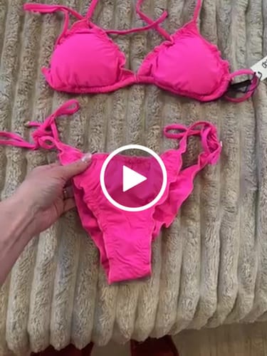 Customer video review of Fuchsia Ruffle Bottom