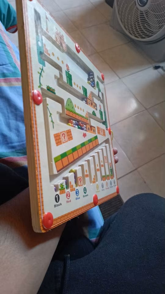 Customer photo review of Marvin's Magnetic Maze