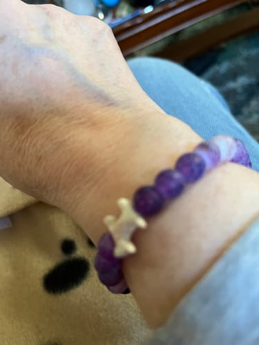 Customer photo review of STRĀ Dog Beaded Bracelet