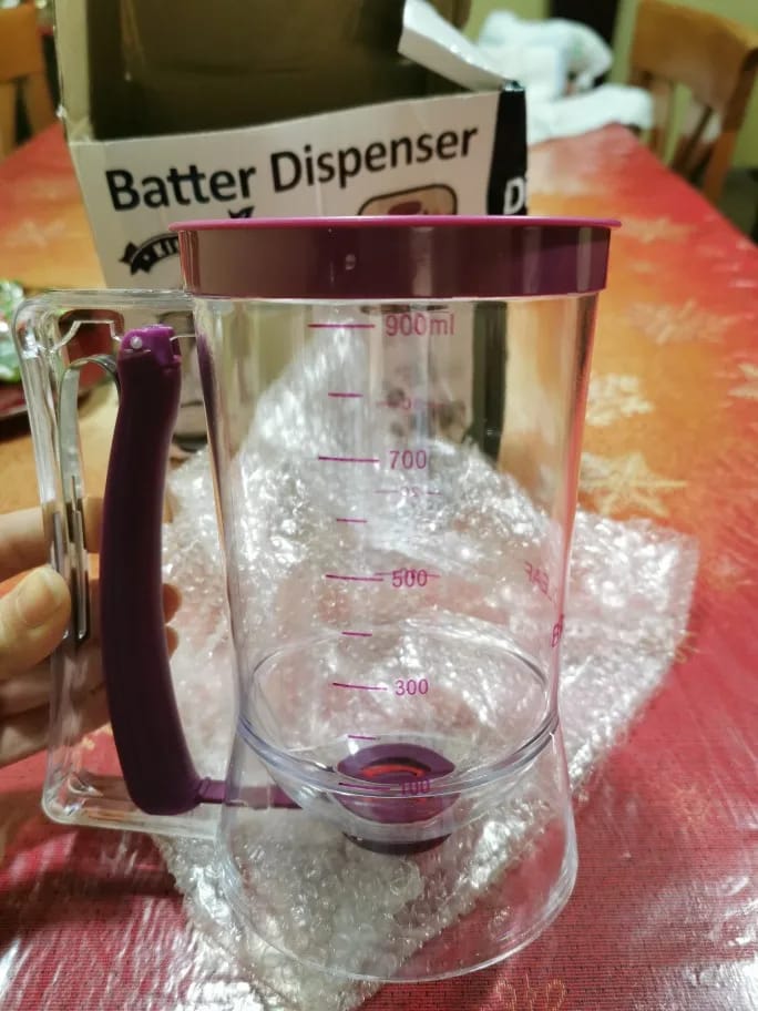 Customer photo review of Hand-Held Batter Dispenser
