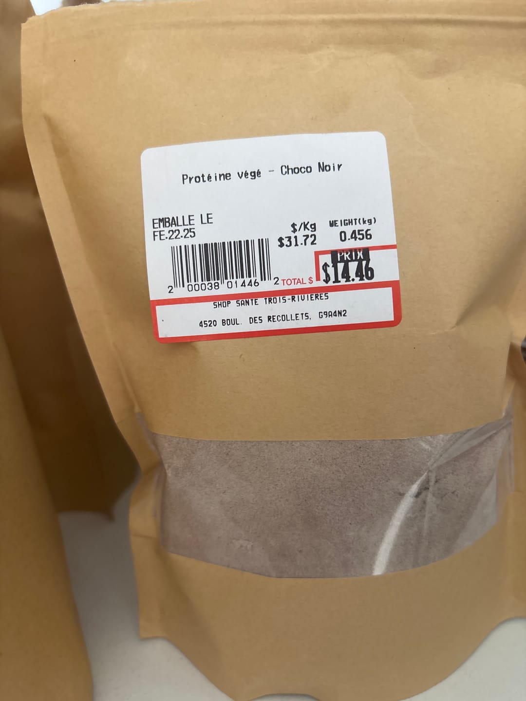 Customer photo review of VRAC - Protéine végétale (1lb)