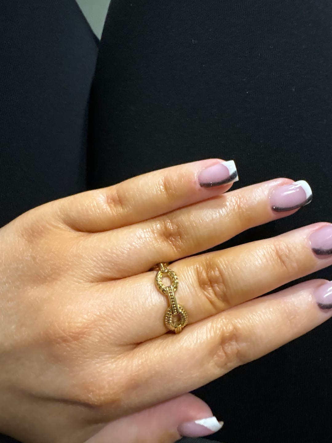 Customer photo review of Infinite Ring Gold