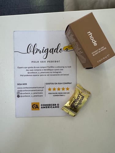 Customer photo review of pocket blush - disponível em Portugal