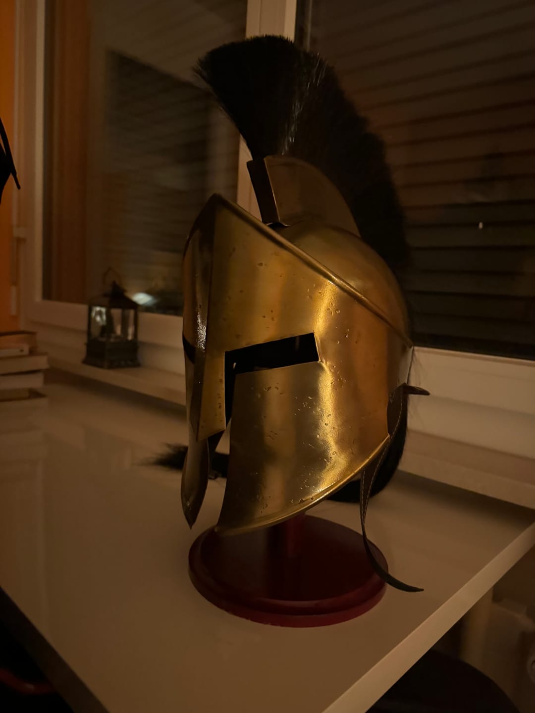 Customer photo review of The Great Spartan king Leonidas Helmet