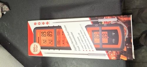 Customer photo review of ThermoPro TP08C Dual Probe Backlight 150M Wireless BBQ Grill Food Meat Thermometer For Kitchen Cooking