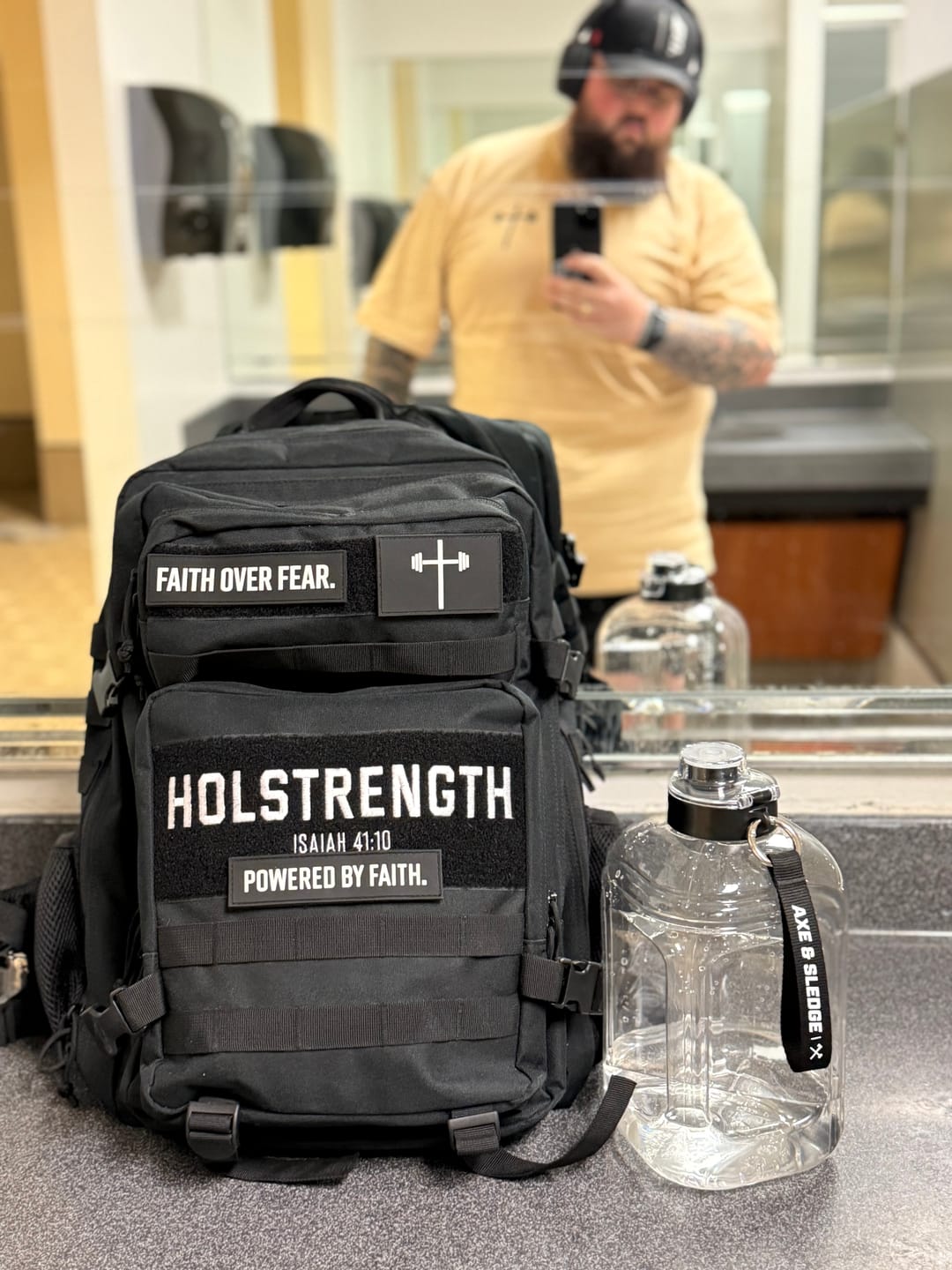 Customer photo review of Cross Velcro Patch