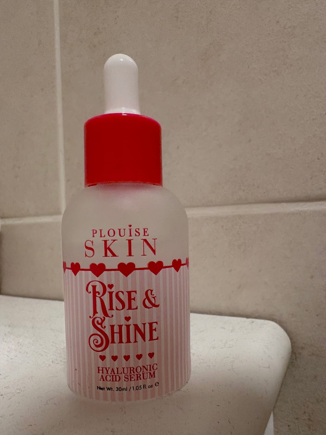 Customer photo review of P.Louise Rise & Shine Hyaluronic Acid Serum