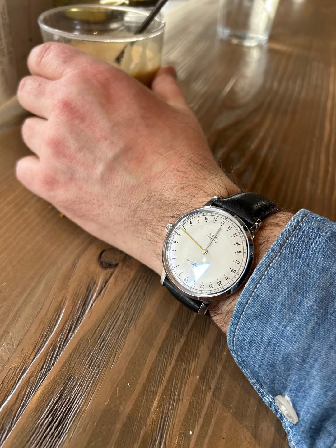 Customer photo review of First Season Silver White with Black Leather