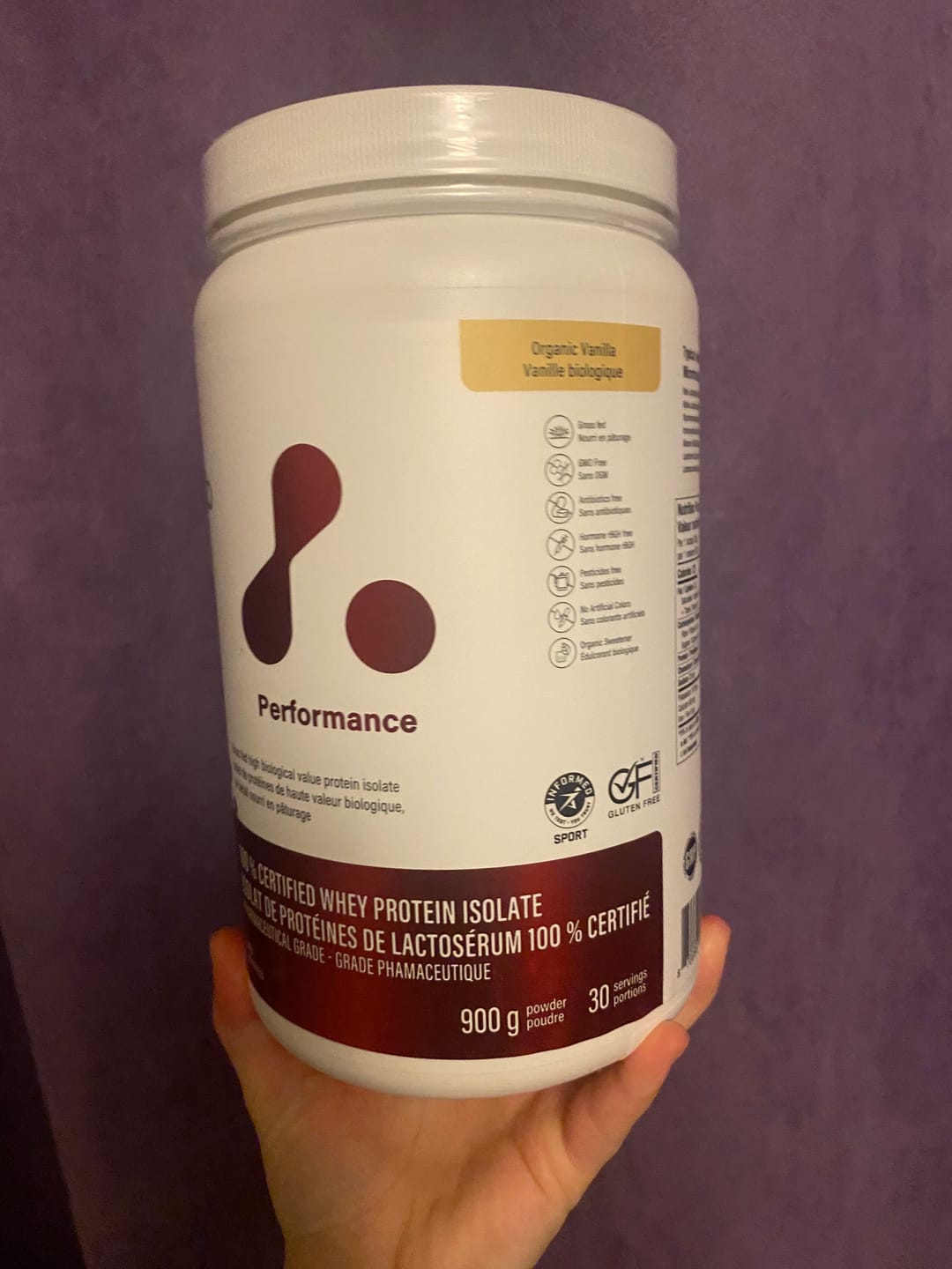 Customer photo review of ATP LAB - Protéine Isolate 900g