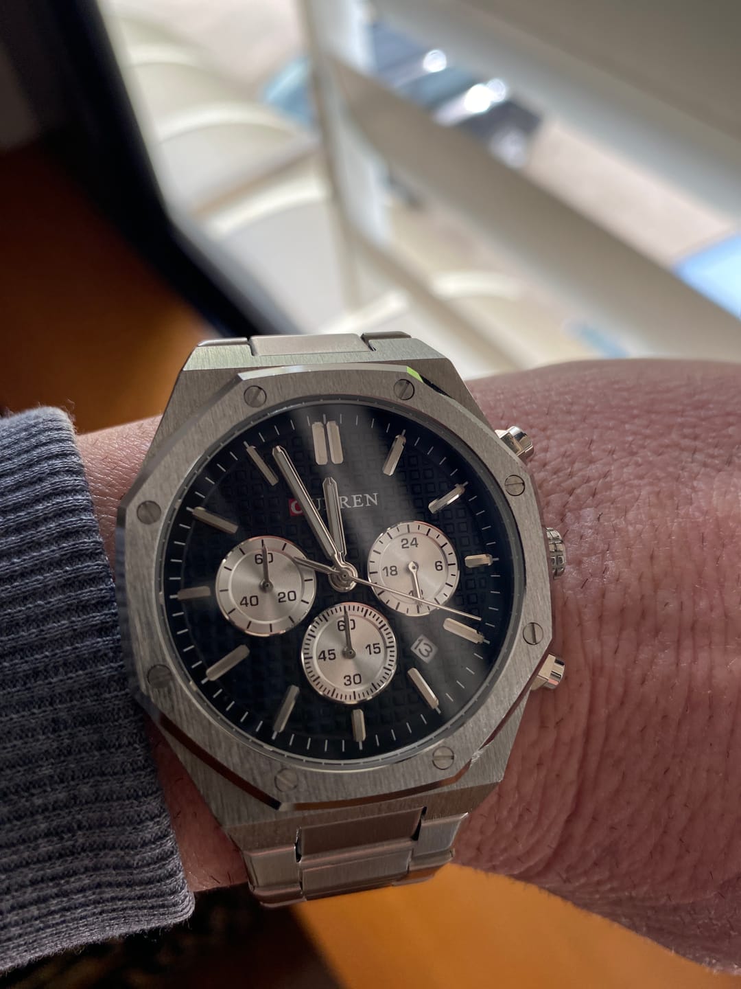 Customer photo review of Curren Atene® orologio uomo acciaio