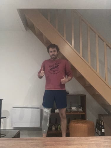 Customer photo review of Maintien de compression V2 pour Genoux et Jambes